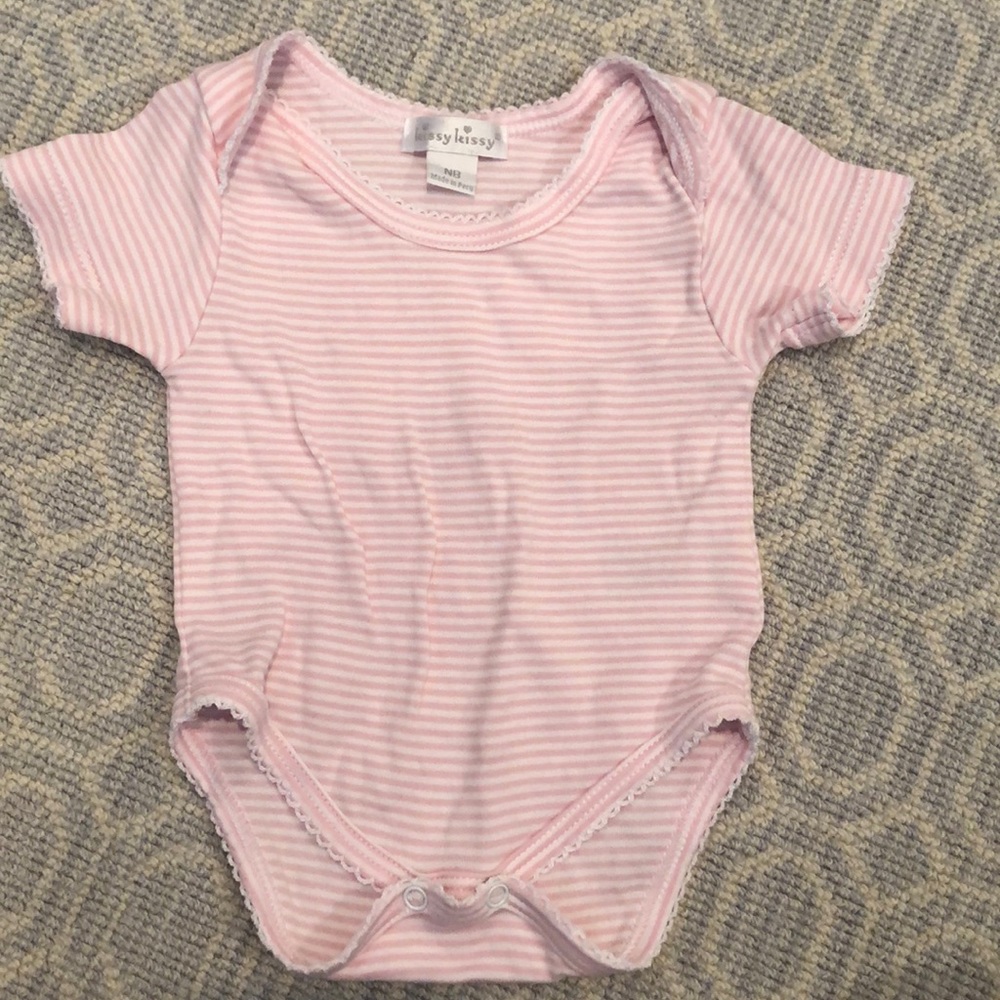 Kissy Kissy striped onesie